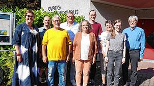 Beim ACK-Treffen im September waren dabei (von links): Nicole Otte-Kempf (evangelische Klinikseelsorgerin), Andreas Neef ...