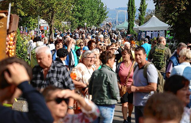 Dicht gedrängt: Das sommerliche Wetter lockte am Sonntag mehrere tausend Besucher auf das Büllefest in Iznang.