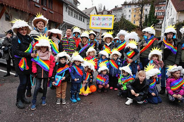 Bild 28: Tiengen im Fasnachttrubel