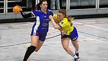Der TuS Steißlingen (links Lisa Blanke) fährt in die Ortenau, der SV Allensbach (Katja Allgaier) spielt zuhause.