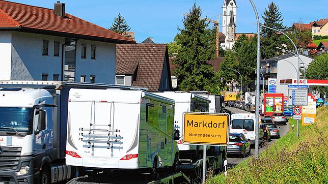 Von der Südumfahrung erhoffen sich Markdorf und vor allem Anwohner der B&nbsp;33/Ravensburger Straße eine deutliche Entlastung vom ...