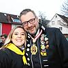 Die Blumberger Narrenzünfte ziehen an Fastnacht an einem Strang, wie hier Jenny Bank von den Biesenbachhexen und Mark Lengsfeld, ...