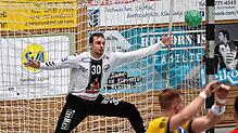 Trifft gegen Dresden auf frühere Weggefährten: HSG-Torhüter Tom Göres.