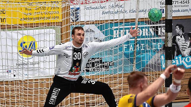 Trifft gegen Dresden auf frühere Weggefährten: HSG-Torhüter Tom Göres.