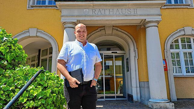 Seit Mai darf Rebholz das Gelbe Rathaus sein neues berufliches Zuhause nennen.