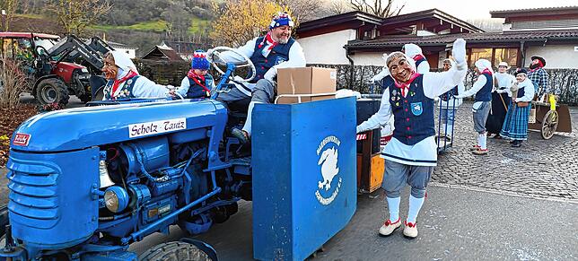 Bild 2: So schön war die gemeinsame Straßenfasnet in Oberlauchringen