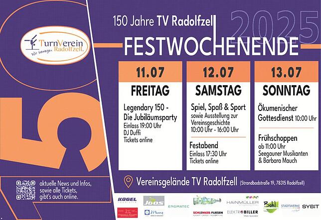 Bild 1: 150 Jahre Turnverein Radolfzell: Turnverein feiert 150-jähriges Bestehen