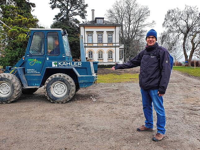 Bild 7: Überbleibsel  der Landesgartenschau: Parkanlagen vor Wiedereröffnung