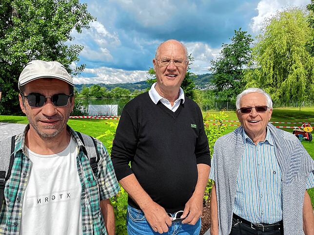 Horst Frommherz: „Der erste Eindruck ist sehr gut und gefällt.“ Dieter Gleichauf: „Sehr gelungen und positiv ...