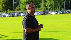 Thomas Haag, Trainer des SV Deggenhausertal, musste mit ansehen, wie seine Mannschaft 1:5 gegen SV Orsingen-Nenzingen verlor.