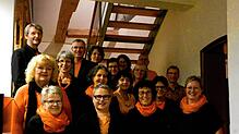 Der Nasholim-Chor (hier im Probenlokal) freut sich auf viele Zuhörer beim Konzert am Samstag, 16.¦November, in der Kirche St.¦Benendikt ...