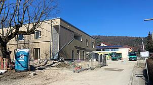 Der Neubau des katholischen Kindergartens St. Michael nimmt langsam Formen an. Nun sorgte eine Frage hinsichtlich des Innenhofs für ...