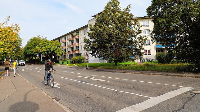 Häuser der städtischen Wohnbaugesellschaft Wobak in der Konstanzer Max-Stromeyer-Straße. In einem der Kellerabteile im Untergeschoss der ...