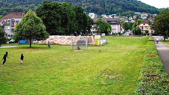 Derzeit erfüllt die neue Mitte in Wyhlen noch Funktionen als Spiel- und Lagerplatz, doch soll sich bald ändern. Das Gelände soll bebaut ...