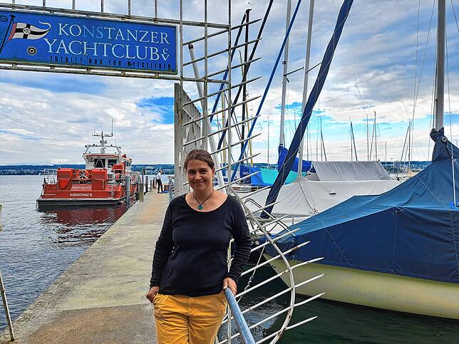 Petra Gülzow ist Mitglied beim Konstanzer Yachtclub.