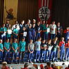 Am Ende wurden die besten sechs Teams mit einem Pokal geehrt. Links in Türkis, das Team Strittmatt-Engelschwand II auf dem sechsten ...