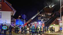 Bei einem Dachstuhlbrand in der Oberdorfstraße in Markelfingen am Samstagabend blieb das Lebensmittelgeschäft im Erdgeschoss ...