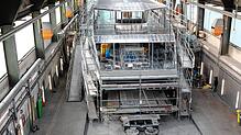 Der Katamaran mit dem Projektnamen MS Artemis in der BSB-Werft.