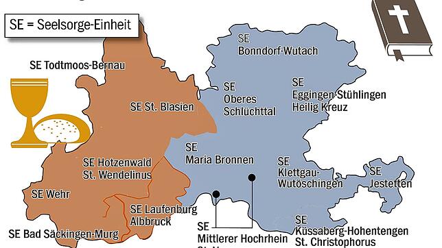 Bild : Nun steht es fest: Künftig gibt es zwei Kirchengemeinden im Landkreis Waldshut