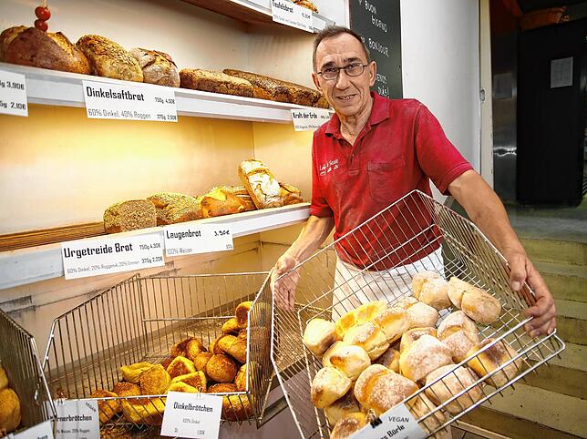 An der Qualität der Produkte werden keine Abstriche gemacht, stellt Bäckermeister Hans-Peter Stärk fest.