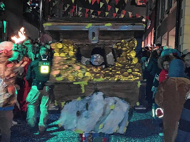 Bild 6: So gruselig war‘s beim Häxefüür und Nachtumzug in Laufenburg