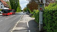 Der Blitzer in der Zeppelinstraße in Fischbach. Friedrichshafen betreibt neben der Stadt Überlingen sowie dem Bodenseekreis Messanlagen ...