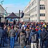 Betriebsversammlung bei RRPS: Sogar die Hallen seien undicht, so die Kritik der Beschäftigten.