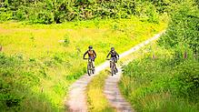Am 1. April hat der Bike-Verleih für Gäste und Einheimische in Schönwald begonnne. Die Ausleihe ist auch am Wochenende möglich. Foto: HTG