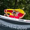 Geschafft! Zieleinlauf mit der badischen Fahne. Bilder: Katrin Meier