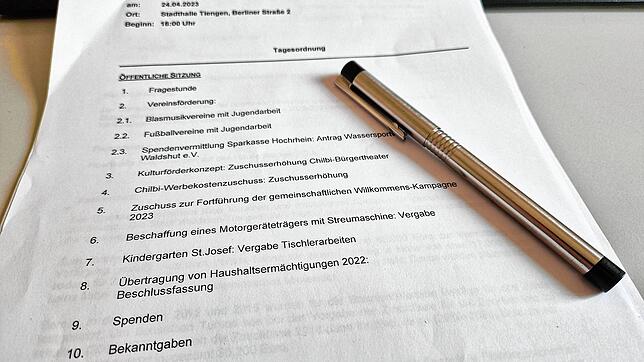 Zu viele Kleinigkeiten, zu wenig Handfestes? Die Inhalte der Tagesordnung des Gemeinderats führten in der jüngsten Sitzung zu kritischen ...