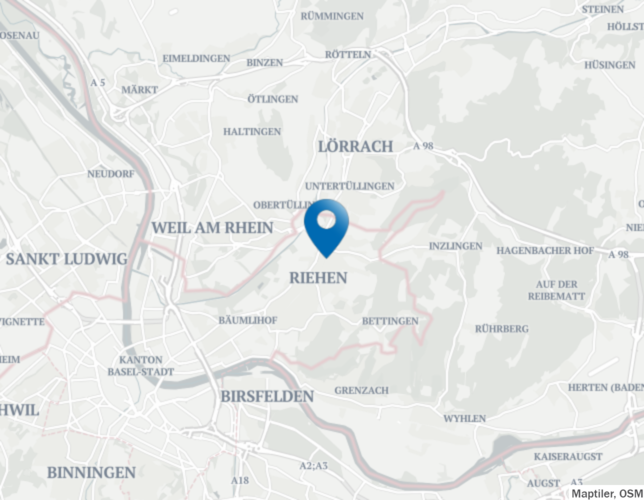 In Riehen, in nächster Nähe zur deutschen Grenze, befindet sich die bekannte Fondation Beyeler.