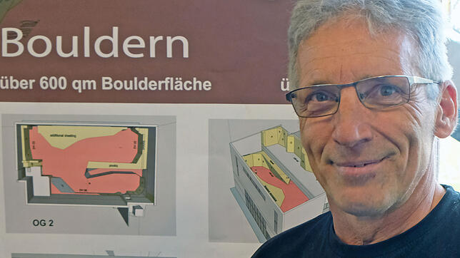 Klaus Haberstroh will das Projekt Kletter- und Vereinszentrum zu Ende bringen.