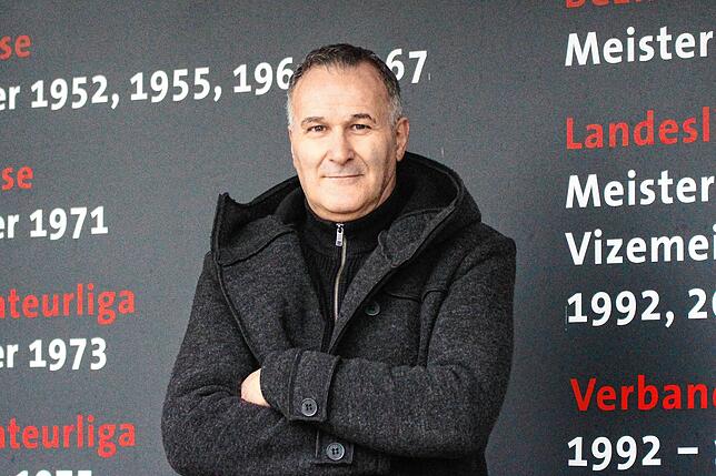 Zurück im Waldstadion: Vor 30 Jahren war Fabio Ferrari als Stürmer beim SV 08 Laufenburg, heute als Trainer der „Zweiten“.