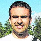 David D&lsquo;Incau, hier noch als Spieler des FC 08 Villingen, übernimmt für Alex May.