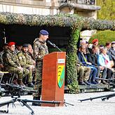 Oberst Philipp Leyde, stellvertretender Kommandeur der Deutsch-Französischen Brigade blickt auf die kommenden Aufgaben der Soldaten voraus.