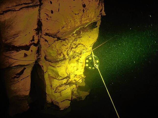 Bild 7: Wie sieht es in der Aachhöhle aus? Wir nehmen Sie mit auf einen virtuellen Tauchgang