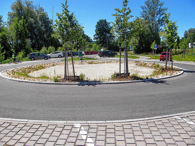 Auf dem Kindlebildparkplatz will die Gemeinde trotz Corona-Krise eine Toilettenanlage mit Infopoint bauen – hier auf der ...