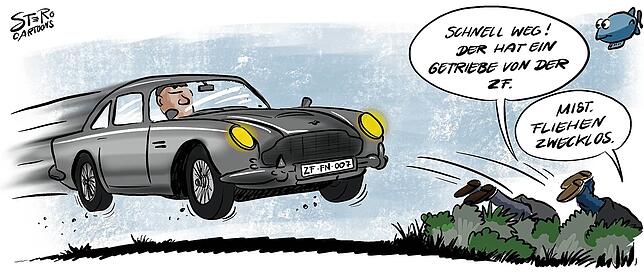 Bild 7: Die Karikatur der Woche: Wie weit weg ist noch zu nah dran?