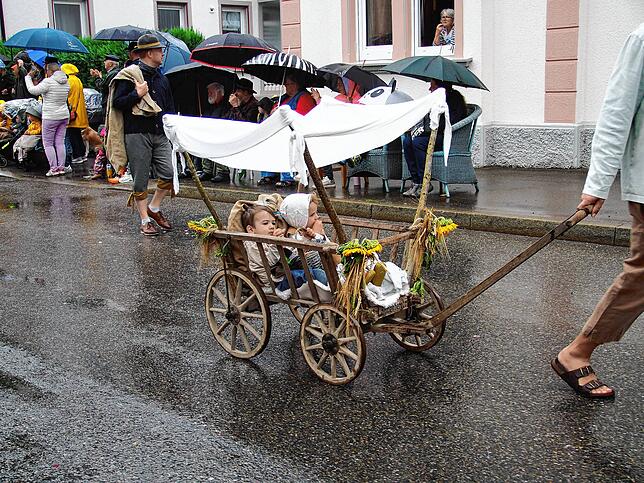 Bilder vom Festumzug beim Bächtle-Fest.