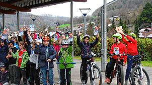 Auch dieses Jahr starten die 92 Schülerinnen und Schüler der Grundschule Eggingen mit großer Vorfreude in das Spo-Spi-To–Projekt ...