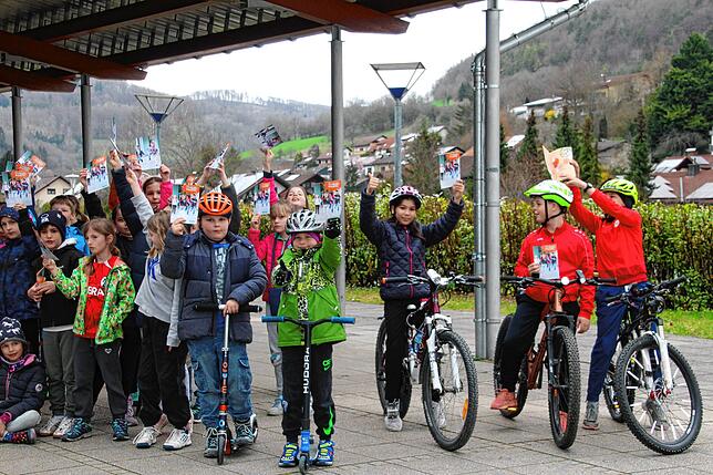 Auch dieses Jahr starten die 92 Schülerinnen und Schüler der Grundschule Eggingen mit großer Vorfreude in das Spo-Spi-To–Projekt ...