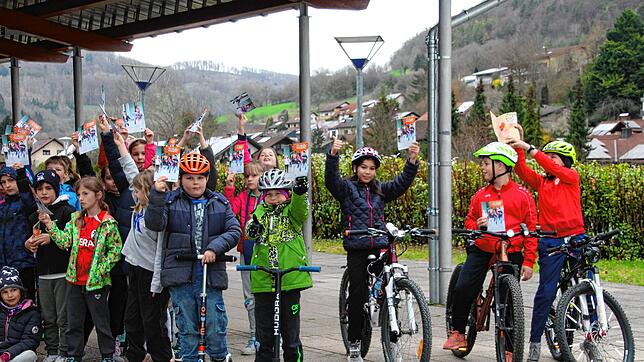 Auch dieses Jahr starten die 92 Schülerinnen und Schüler der Grundschule Eggingen mit großer Vorfreude in das Spo-Spi-To–Projekt ...