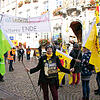 Zu der Kundgebung für die Abschaltung des Kernkraftwerks Beznau waren rund 100 Protestierende vor das Waldshuter Rathaus gekommen. Viele ...