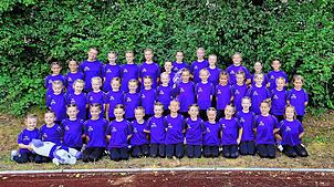 Die erfolgreichen GymMESStics-Gruppen des TV Meßkirch bei den HBTG-Meisterschaften. Foto: Turnabteilung TV Meßkirch