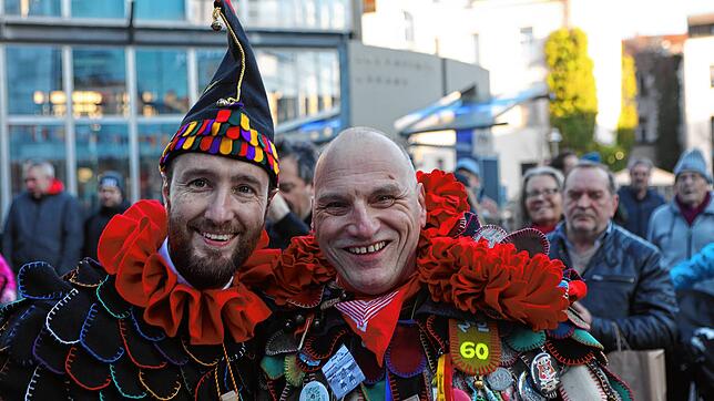 Bild 10: Konstanzer Fasnacht: Fotos von der Brunnenputzete der Blätzlebuebe