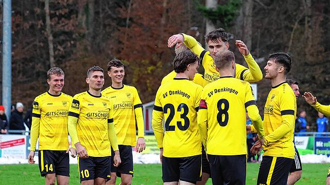 Der SV Denkingen freut sich über ein auch in der Höhe verdientes 5:1 beim SV Orsingen-Nenzingen.