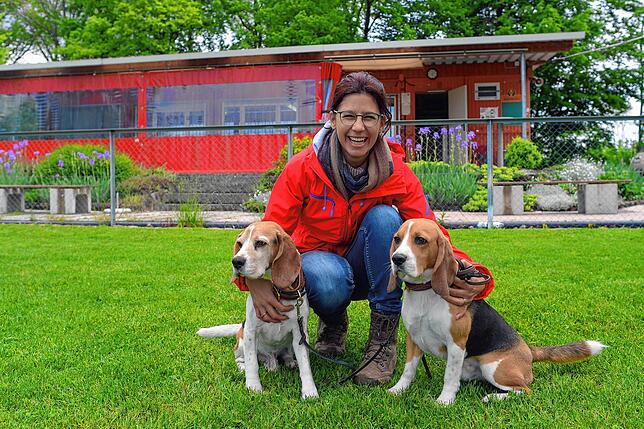 Carmen Heritier hält selbst Hunde, seit sie eine Teenagerin ist.