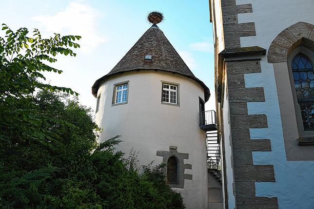Der Runde Turm in Bohlingen.