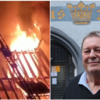 Michael Jeckel beobachtete von seiner Altstadtwohnung aus den Brand auf der Hofstatt. Seine Frau drehte ein Video, das auf Facebook ...