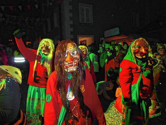 Bild 17: So schaurig-schön waren Nachtumzug und Häxefüür in Laufenburg